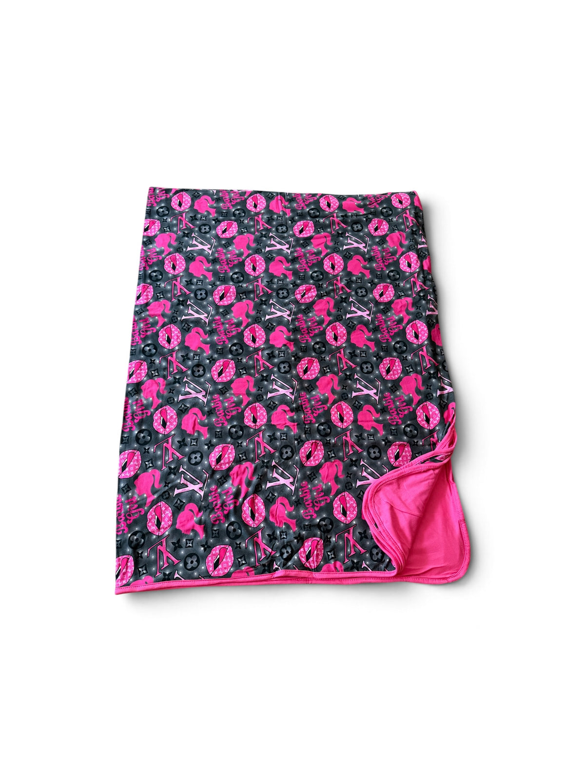 Double Layer Bamboo Blanket 50x60 Barbie and LV