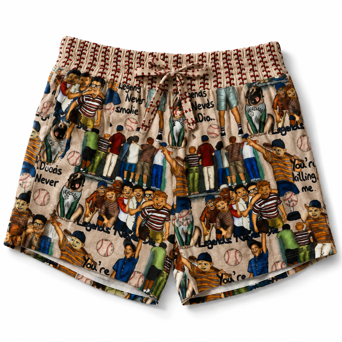 Adult Bamboo Shorts The Sandlot XL