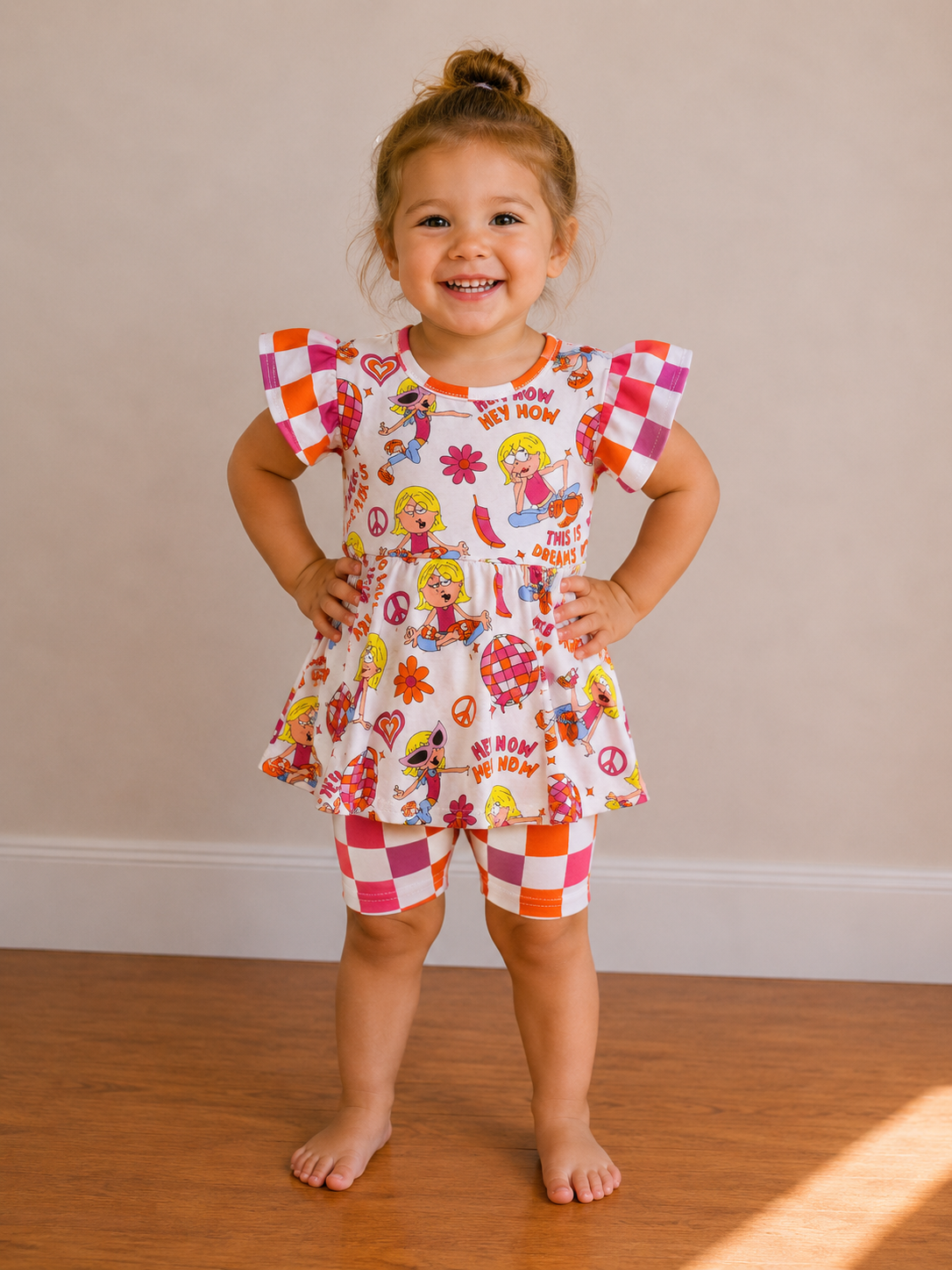 Kids Peplum and Shorts Lizzie McGuire