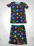 Kid's 2 Piece Short and Short Sleeve Pajamas - Sidekicks