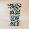 Kid's Short Sleeve and Shorts Set 4t Pooh/Inside Out