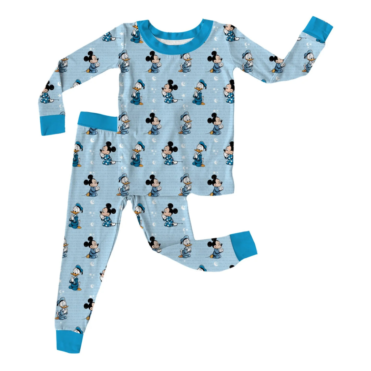 Kids 2 Piece Pajama Set Prayer Mickey